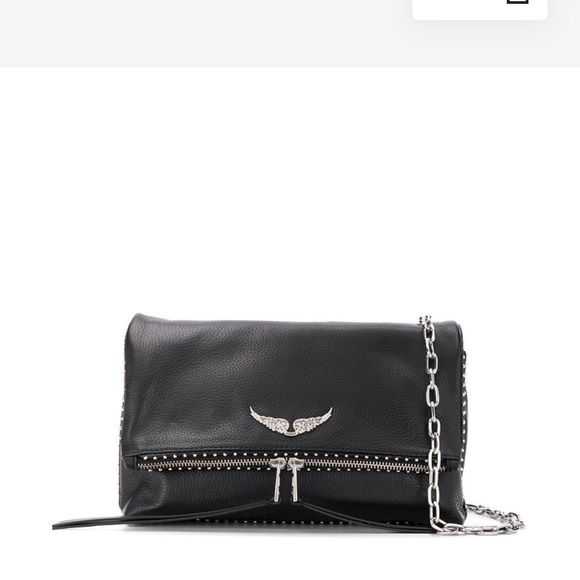 ZADIG&VOLTAIRE ROCKY FOLDOVER CROSSBODY BAG - Picture 4 of 9